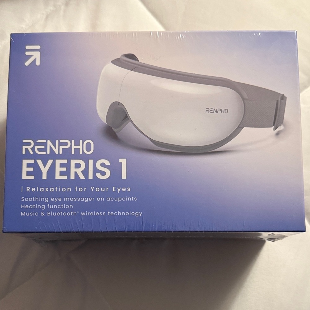 RENPHO Eyeris 1 Eye Massager - White and Gray